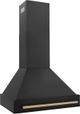 ZLINE Autograph Edition 30" Black Stainless Steel Wall Mounted Range Hood-2