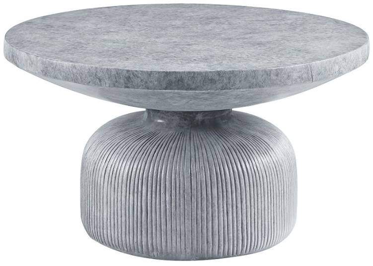 ACME Furniture＿TROY COFFEE TABLE Acme Furniture Fritzy 47 in. Engineered Stone Finish Square