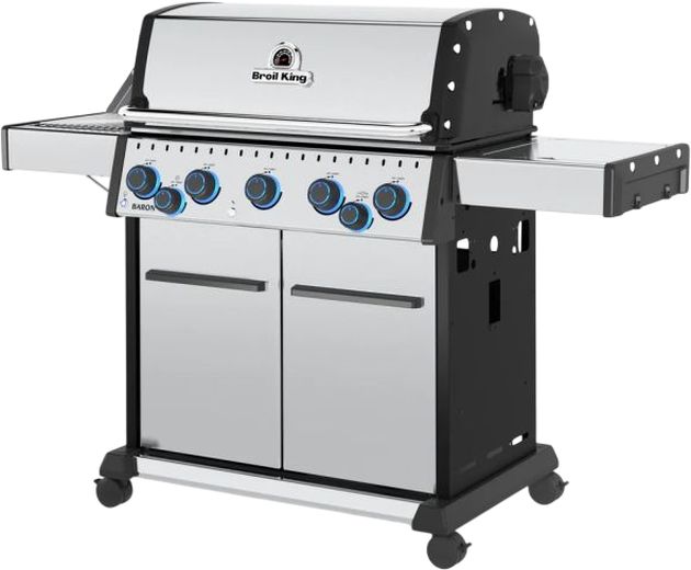 Broil King® Baron™ S 590PRO Infrared 3-Burner Stainless Steel Freestanding Natural Gas Grill-3