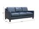 Stone & Leigh Soho Marine Leather Sofa-2