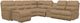 La-Z-Boy® Trouper Camel Reclining Sectional with Custom Layout Options-0
