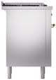 Ilve® Nostalgie II Series 60" Stainless Steel Pro Style Dual Fuel Range-2