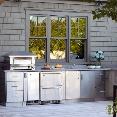 Kalamazoo™ Outdoor Gourmet Arcadia Series 15" Marine-Grade Stainless Steel Beer Cooler/Kegerator-4