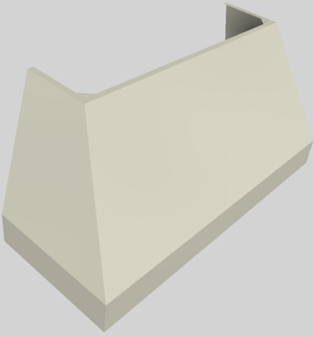 Vent-A-Hood® Designer Series 60" Biscuit Wall Mounted Range Hood-1