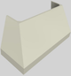 Vent-A-Hood® Designer Series 60" Biscuit Wall Mounted Range Hood-4