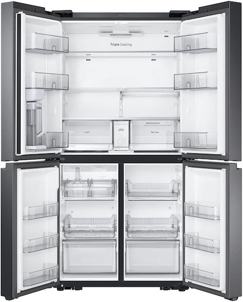 Samsung 29.2 Cu. Ft. Fingerprint Resistant Black Stainless Steel French Door Refrigerator-1