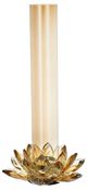 A & B Home Yellow 15" Candle Holder-0