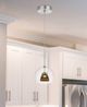 Cal® Lighting & Accessories Smoked Mini Pendant-1