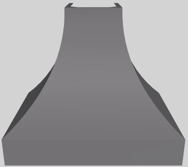 Vent-A-Hood® Designer Series 36" Gunsmoke Wall Mounted Range Hood-0