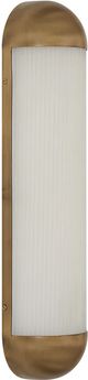 Renwil® Amici Dark Antique Brass/Etched White Wall Sconce-0