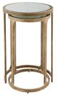 Signature Design by Ashley® Irmaleigh 2-Piece Glass Top Accent Table with Antique Gold Base-3