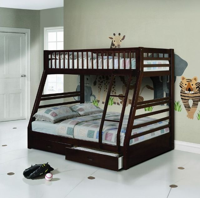 ACME Furniture Jason Espresso Youth Twin/Full Bunk Bed-1