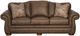 Craftmaster® Customizable CM Leather Three Cushion Leather Sofa-2