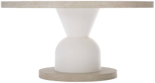 Bernhardt Solaria Dune Dining Table with Fossil Pedestal -2