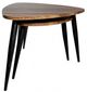 Furniture of America® Cove 2-Piece Natural Nesting Table with Black Base-0