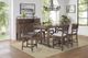 Bernards Danville 7-Piece Brown Counter Height Dining Set-3