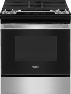 Whirlpool® 30" Stainless Steel Freestanding Gas Range
