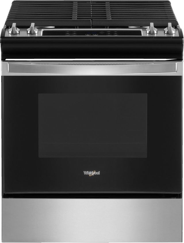 Whirlpool® 30" Stainless Steel Freestanding Gas Range