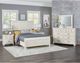 Vaughan-Basset Timber Creek Distressed White Queen Bed-0