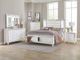 Mazin Furniture Tamsin White Metallic Dresser Mirror-3