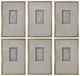 Crestview Collection Forsythe 2 6-Piece Gray Wall Art Set-0