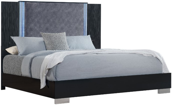 Global Furniture USA Ylime 4-Piece Black King Bedroom Set