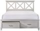 Bernards Nova II Gray Queen Panel Storage Bed-2