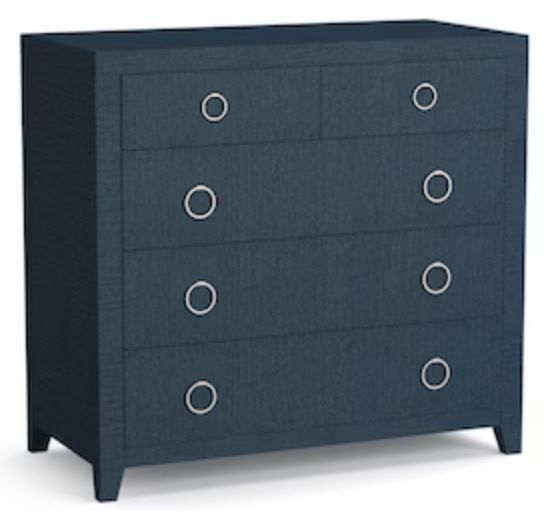 Bassett® Furniture Ventura Pacific Blue Raffia Chest-0