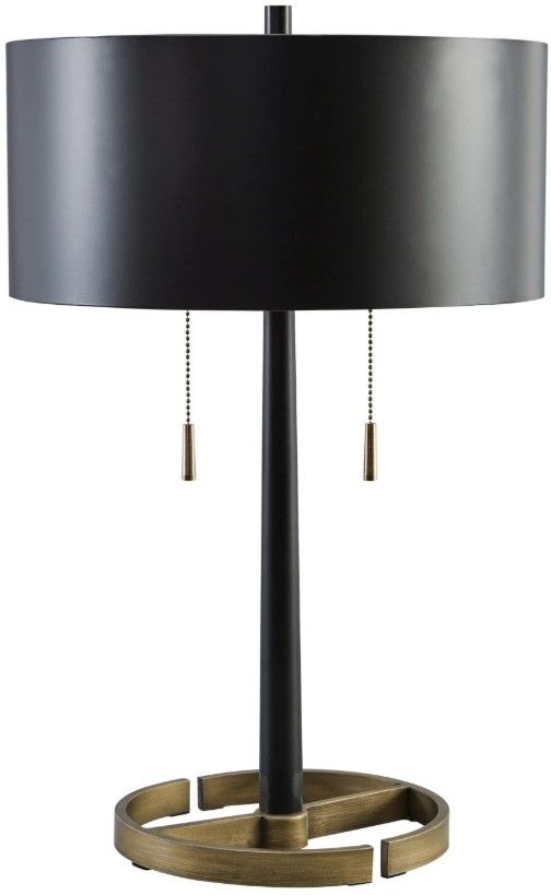Signature Design by Ashley® Amadell Black/Gold Table Lamp-0