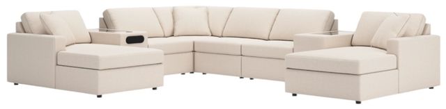 Signature Design by Ashley® Modmax 8-Piece Oyster Modular Double Chaise Sectional with Storage Consoles-0