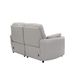 Cheers by Man Wah Fog Leather Power Reclining Loveseat-4