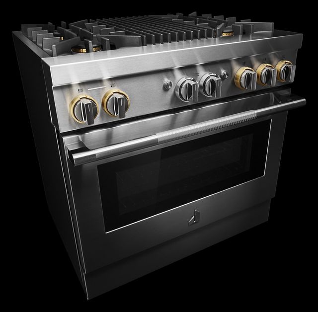 JennAir® RISE™ 36" Stainless Steel Pro Style Dual Fuel Range-3