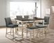 Furniture of America® Plymouth 2-Piece Dark Gray/Ivory Counter Stool Set-1