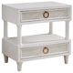 American WoodCrafters Switchgrass 4-Piece White Queen Panel Bedroom Set-4