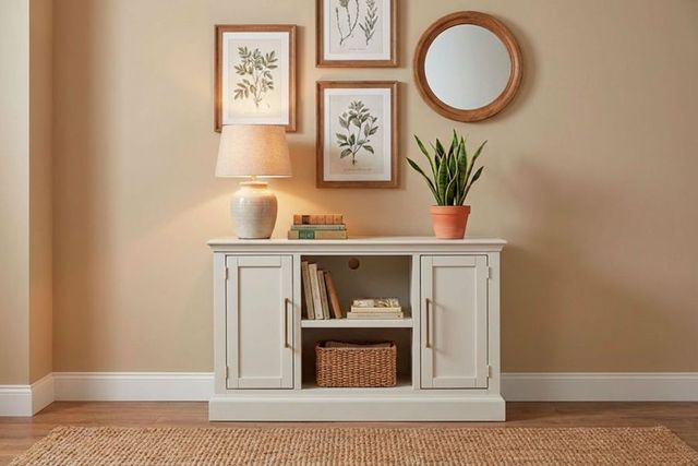 aspenhome® Byron White 50'' Console with 2-Doors-1