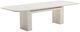 Caracole® Overlap Caracole Classic Almond Milk Dining Table with Whisper of Gold Accent-0