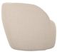 Moe's Home Collection Rae Beige Check Plastic/Polyester Outdoor Accent Chair-2