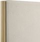 Elements International Jonas Natural/White Twin Upholstered Panel Bed-5
