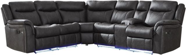 Signature Design by Ashley® Sultan Meadow 2-Piece Carbon L-Shape Manual Reclining Sectional-0