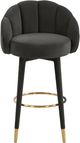 TOV Furniture Myla Black Swivel Bar Stool-3