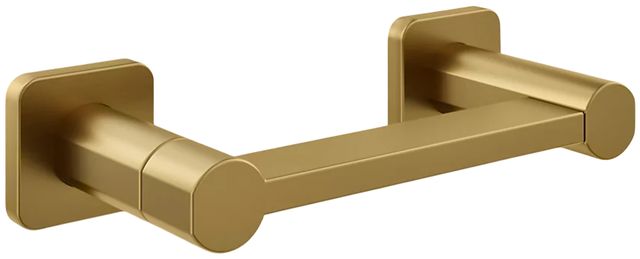 KOHLER® Parallel® Vibrant Brushed Moderne Brass Pivoting Toilet Paper Holder-0
