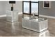 ACME Furniture Noralie Mirrored Top 18" End Table with Faux Diamonds Base-2