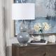 Crestview Collection Vincent Blue Table Lamp-1