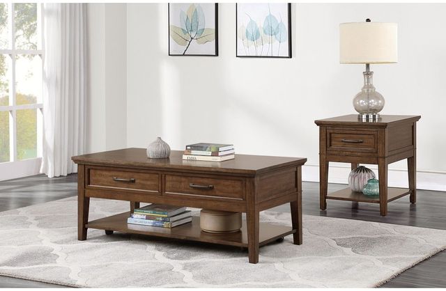 Mazin Furniture Whitley Brown Cocktail Table-3