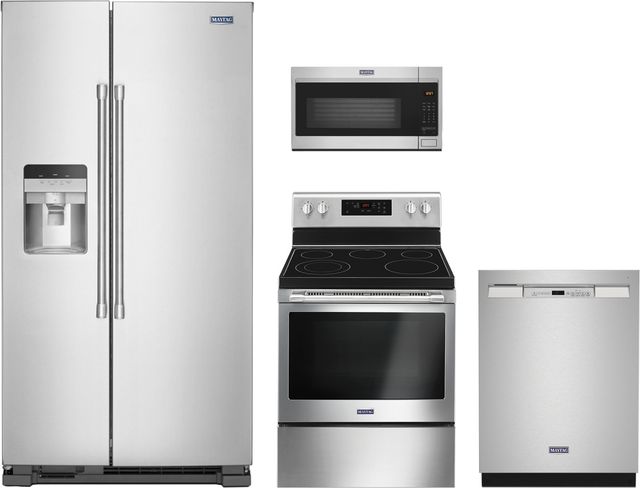 Maytag® 4 Piece Fingerprint Resistant Stainless Steel Kitchen Package-0