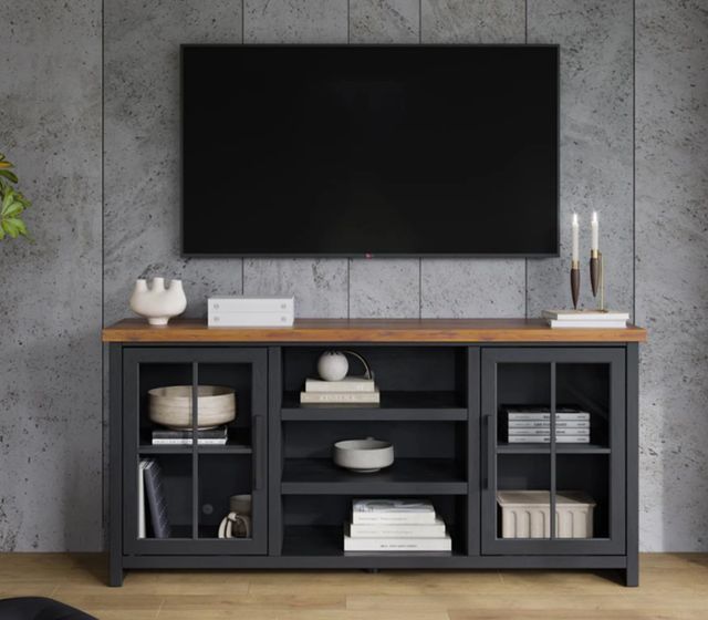 Legends Home Essex Seal Skin/Whiskey 67" TV Console-1