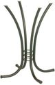 Trica Erika Glass Top Round Dining Table-1