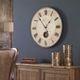 Uttermost® Harrison Gray Beige 23" Clock-1