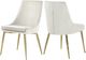 Meridian Furniture Karina Cream/Gold Dining Side Chair-3