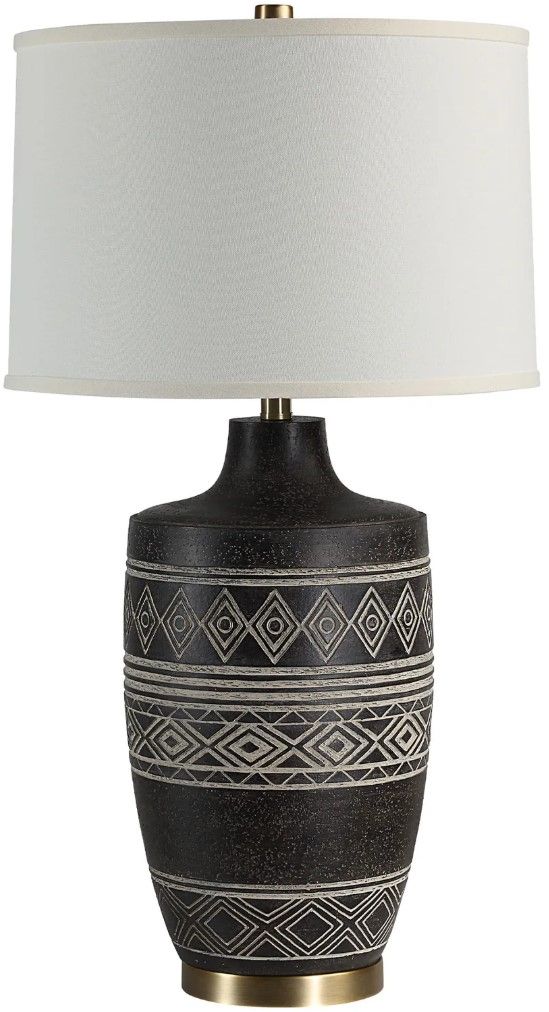 Renwil® Everren Ceniza Black Table Lamp-0